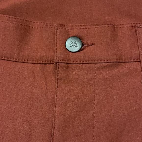 Mizzen + Main Performance Chino Pants in Coral Size 30 NEW - Picture 5 of 9